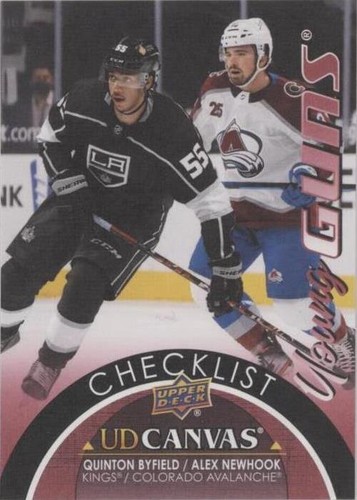 2021-22 Upper Deck Series 1 - Alex Newhook Quinton Byfield #C120