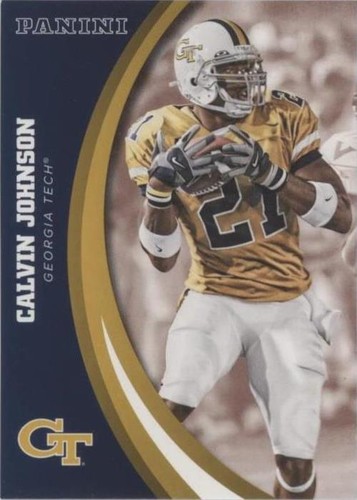 2016 Panini Georgia Tech Yellow Jackets Calvin Johnson #12