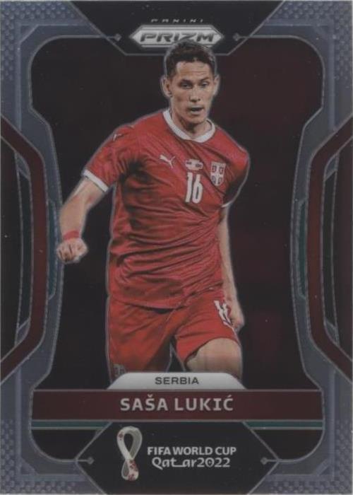 2022 Panini Prizm World Cup Qatar Sasa Lukic #259