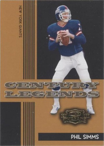 2006 Donruss Threads Phil Simms #CL-13