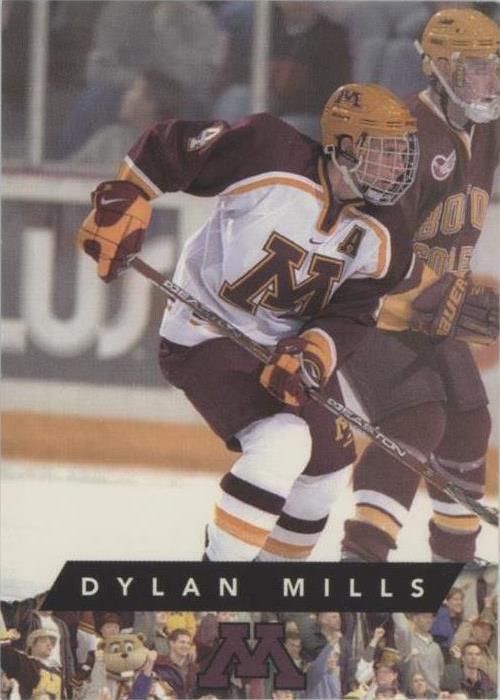 1999-00 University of Minnesota Golden Gopher WCHA - Dylan Mills #4