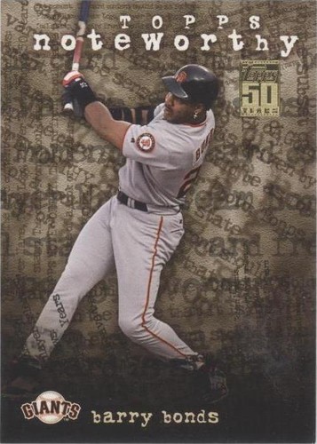 2001 Topps - Barry Bonds #TN7