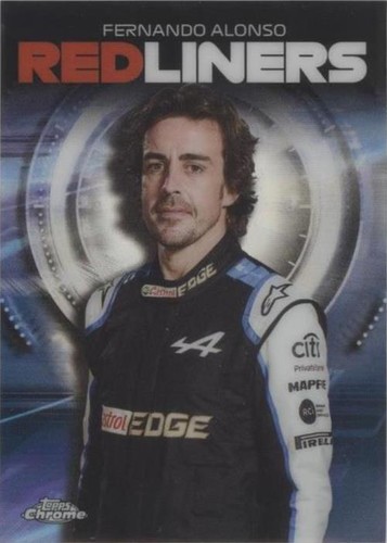 2021 Topps Chrome Formula 1 - Fernando Alonso #RL-6