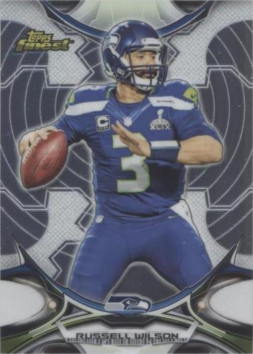 2015 Topps Finest Russell Wilson #50