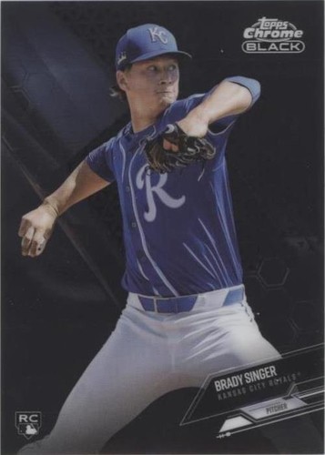 2021 Topps Chrome Black - Brady Singer #85