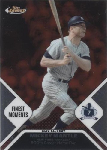 2006 Topps Finest - Mickey Mantle #MMFM8