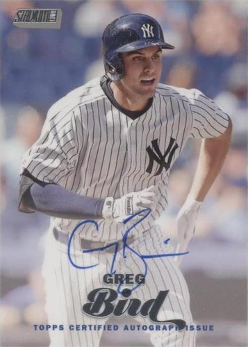 2017 Topps Stadium Club - Greg Bird #SCA-GB