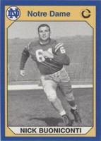 1990 Collegiate Collection University of Notre Dame Nick Buoniconti #112