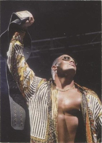 2000 Comic Images WWF Rock Solid - The Rock #1