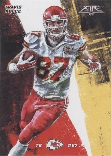 2015 Topps Fire Travis Kelce #74