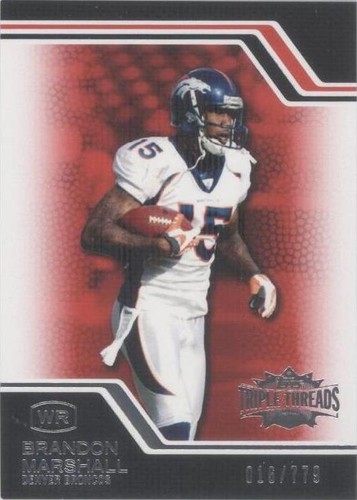 2008 Topps Triple Threads Brandon Marshall #61