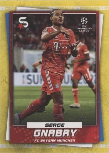 2022-23 Topps UEFA Club Competitions Superstars Serge Gnabry #104