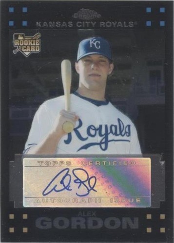 2007 Topps Chrome - Alex Gordon #345
