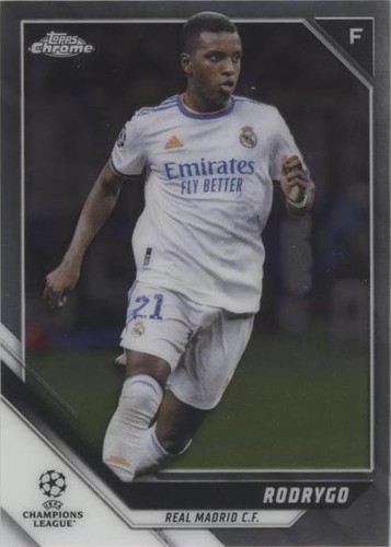 2021-22 Topps Chrome UCL Rodrygo #161