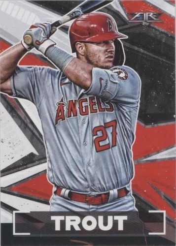 2021 Topps Fire - Mike Trout #1