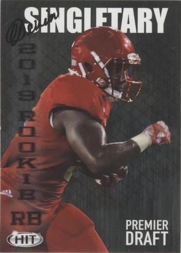 2019 Sage Hit Premier Draft Devin Singletary #12