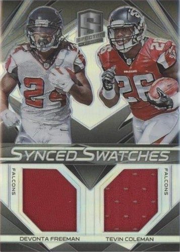 2015 Panini Spectra Devonta Freeman Tevin Coleman #SS-ATL