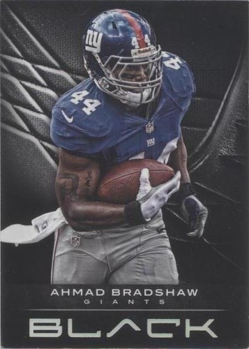 2012 Panini Black Ahmad Bradshaw #67