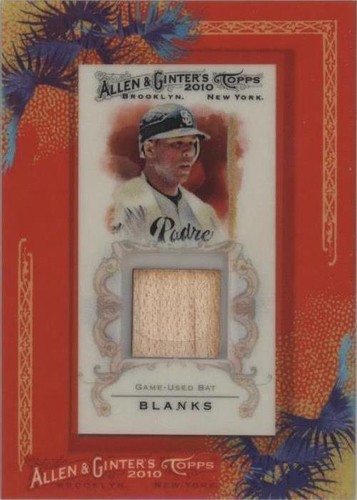 2010 Topps Allen & Ginter's - Kyle Blanks #AGR-KB