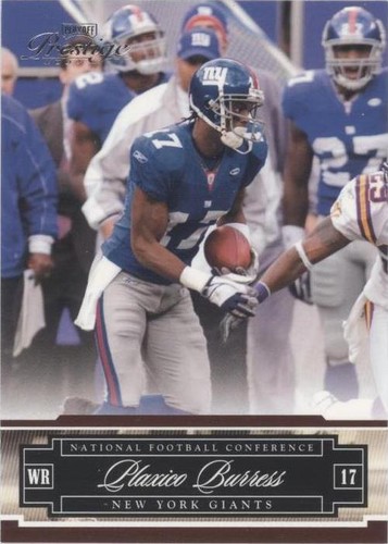 2007 Playoff Prestige Plaxico Burress #98