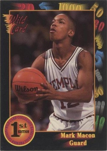 1992 Wild Card Collegiate - Mark Macon #23