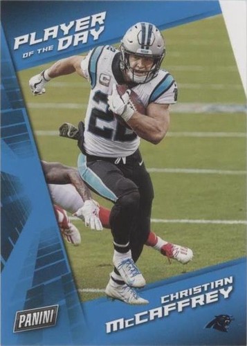 2021 Panini Player of the Day Christian McCaffrey #36