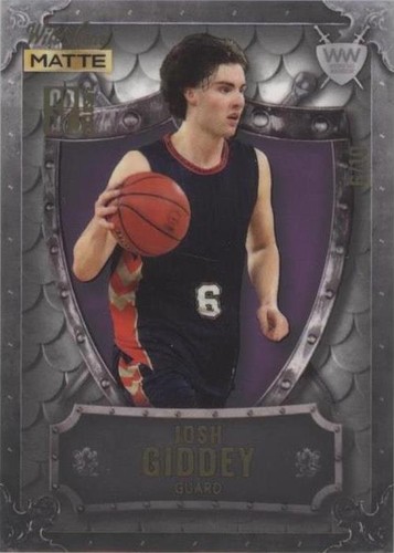 2022 Wild Card Matte SP Exclusive - Josh Giddey #WWN-11