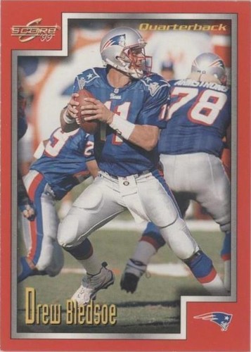 1999 Score Drew Bledsoe #156