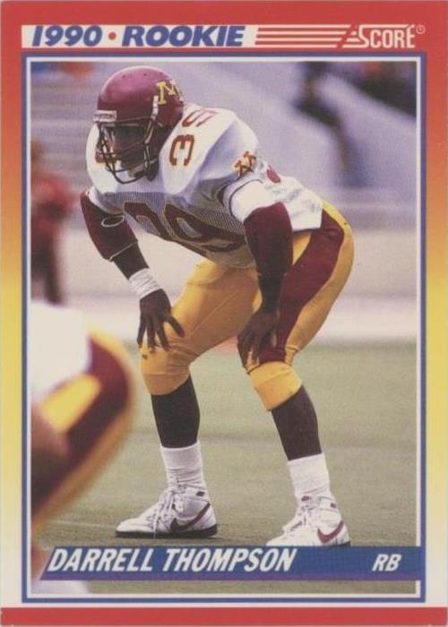 1990 Score Darrell Thompson #636