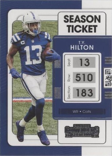 2021 Panini Contenders T.Y. Hilton #42