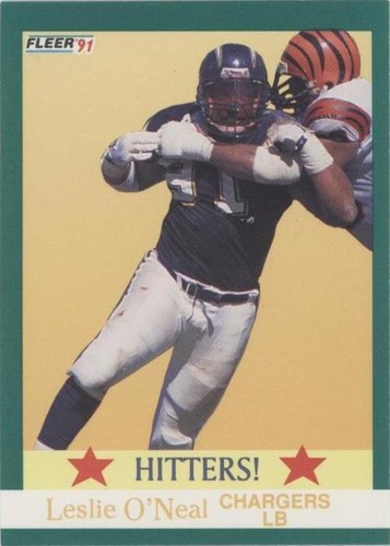 1991 Fleer Leslie O'Neal #405