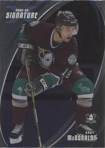 2002-03 In the Game Be A Player Signature Series - Andy McDonald #015
