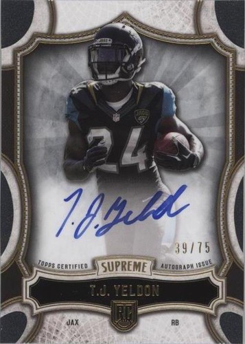 2015 Topps Supreme T. J. Yeldon #SRA-TY