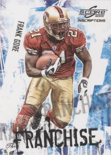 2009 Score Inscriptions Frank Gore #11