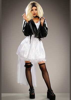 Ladies Childsplay Bride of Chucky Tiffany Costume Medium (UK 12-14)