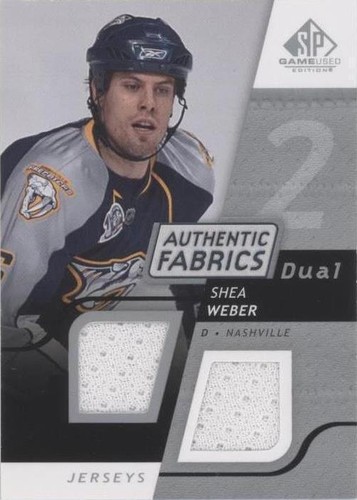 2008-09 SP Game Used Edition - Shea Weber #AF-WB
