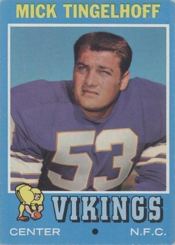 1971 Topps Mick Tingelhoff #204