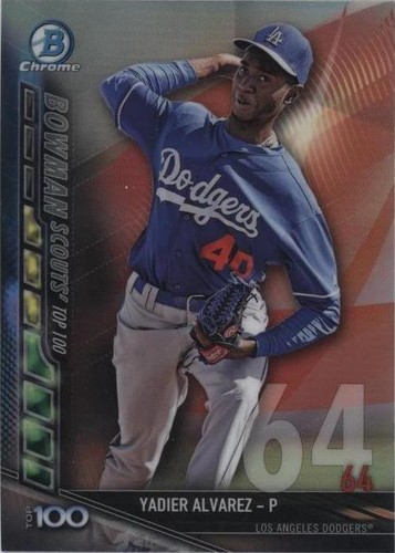 2017 Bowman - Yadier Alvarez #BTP-64