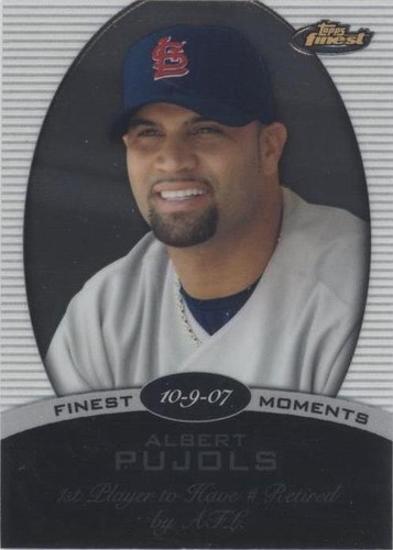 2008 Topps Finest - Albert Pujols #FM-APU