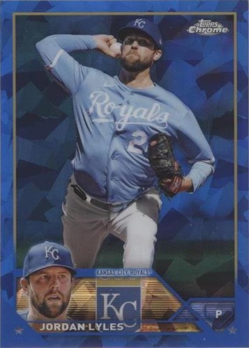 2023 Topps Chrome Update Series Sapphire Edition - Jordan Lyles #USCS190