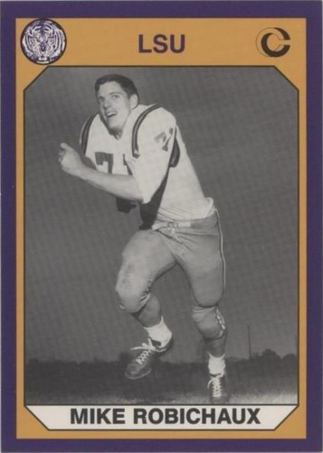 1990 Collegiate Collection LSU Tigers Mike Robichaux #79