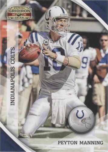 2010 Panini Gridiron Gear Peyton Manning #63