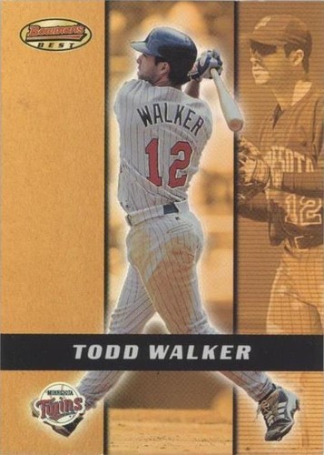 ボウマンズベスト　サーテファイドオートグラフイシュー　トッドウォーカー　サイン 1997 Bowman's Best Todd Walker Autograph #107 NM Condition