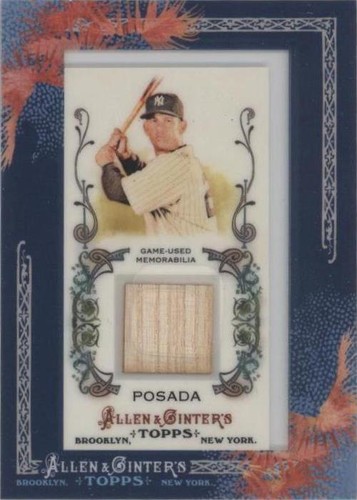 2011 Topps Allen & Ginter's - Jorge Posada #AGR-JP