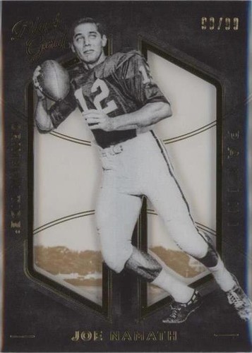2016 Panini Black Gold Collegiate Joe Namath #58