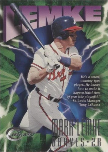 1997 Skybox Circa - Mark Lemke #48