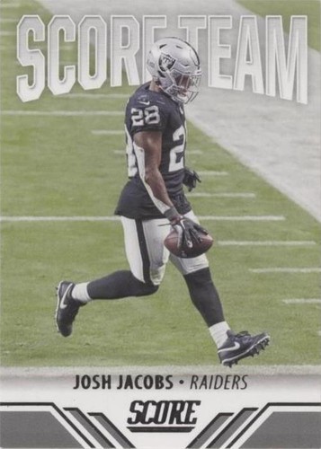2021 Score Josh Jacobs #ST18