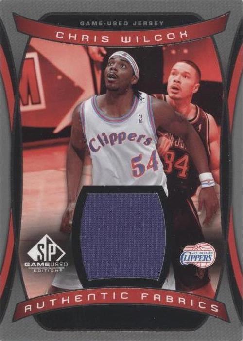 2004-05 SP Game Used - Chris Wilcox #AF-CW