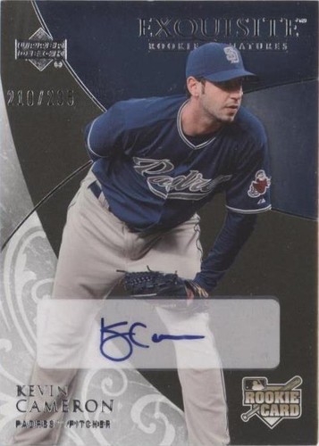 2007 Upper Deck Exquisite Rookie Signatures - Kevin Cameron #120
