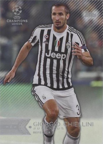2015-16 Topps UCL Showcase Giorgio Chiellini #81